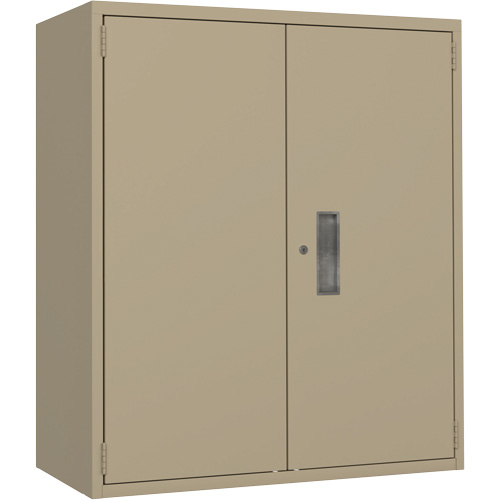 Lo-Boy Storage Cabinet, Steel, 2 Shelves, 40" H x 36" W x 18" D, Beige Par Equipment