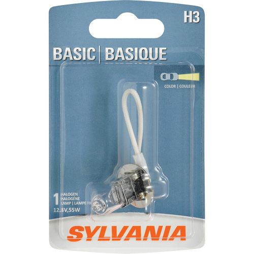 Ampoule de base pour feu avant H3, Halog&egrave;ne, 45 W, Blanc cass&eacute; Par Equipment