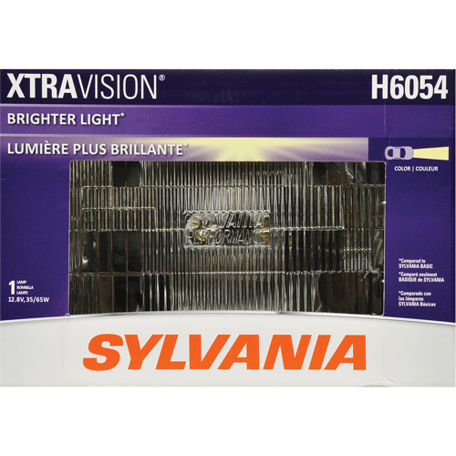 H6054 XtraVision&reg; Sealed Beam Headlight, Halogen, 55 W, Off White Par Equipment