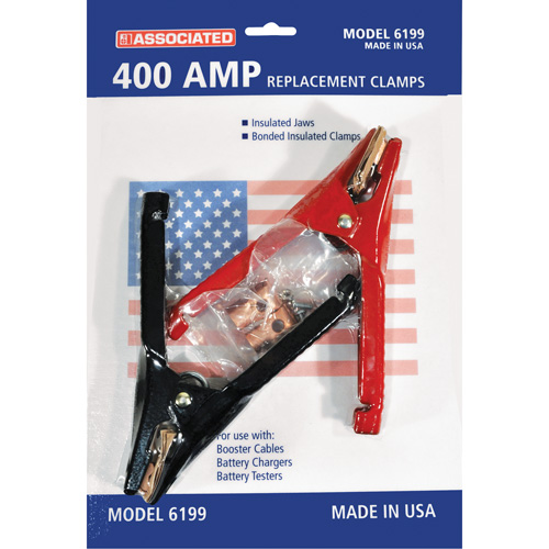 400 Amp Professional Heavy-Duty Booster Cable Clamps Par Equipment