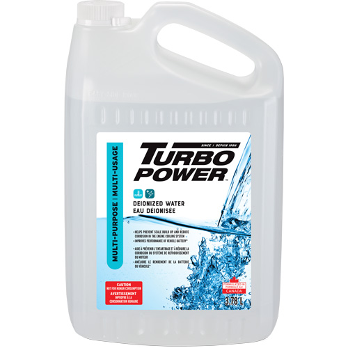 Turbo Power Multi-Purpose Deionized Water, Jug Par Equipment
