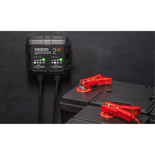 Chargeur de batterie 2 sorties de 4 A Genius 2X2 Par Equipment