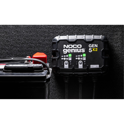Genius&reg; Gen5X2 2-Bank, 10-Amp On-Board Battery Charger Par Equipment