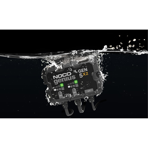 Genius&reg; Gen5X2 2-Bank, 10-Amp On-Board Battery Charger Par Equipment