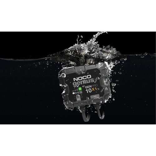 Chargeur de batterie embarqu&eacute; &agrave; 1 sortie de 10 amp&egrave;res GenPro10X1 Genius Par Equipment