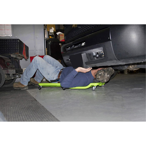 Neon Green Low Profile Plastic Creeper Par Equipment