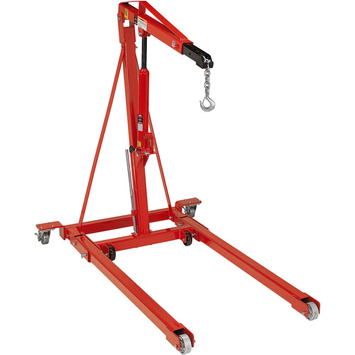 Grue pliante pour moteur, Capacit&eacute; 2500 lb (1,25 tonne) Par Equipment