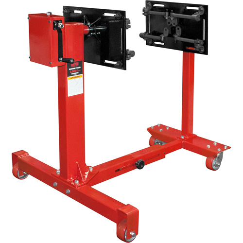 75:1 Gear-Driven Engine Stand, 1 tons Capacity, 42" H Par Equipment