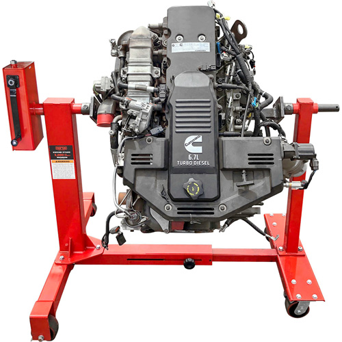 75:1 Gear-Driven Engine Stand, 1 tons Capacity, 42" H Par Equipment