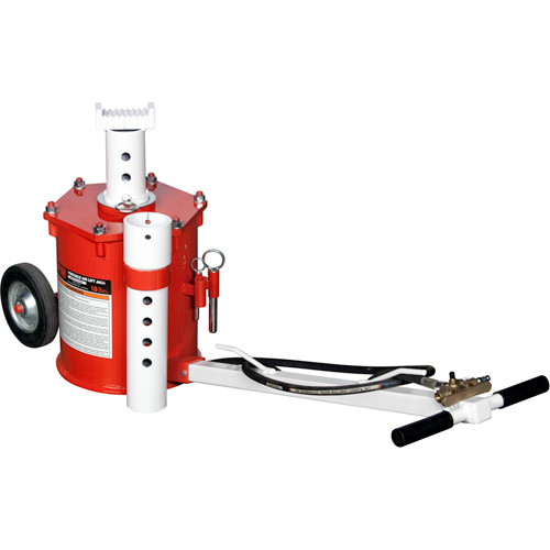 Portable Air Lift Jack, 10 Ton(s) Capacity, 17-3/4" - 49-3/8" H Par Equipment
