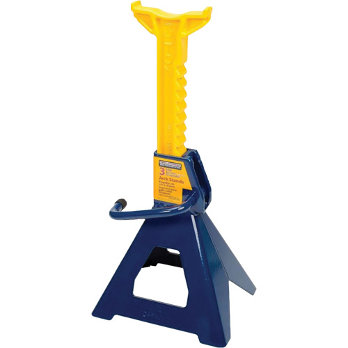 Jack Stand, Locking Handle/Ratchet, 3 tons Capacity, 19" H Par Equipment