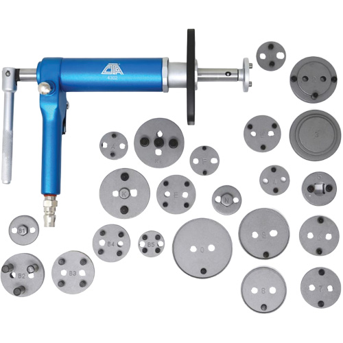 Ensemble d'outils pneumatiques pour le remontage des &eacute;triers de frein Par Equipment