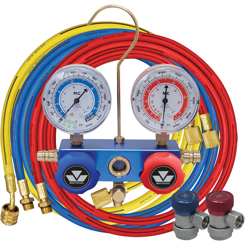 Ensemble de jauge &agrave; collecteur en aluminium 2 voies R134A Par Equipment