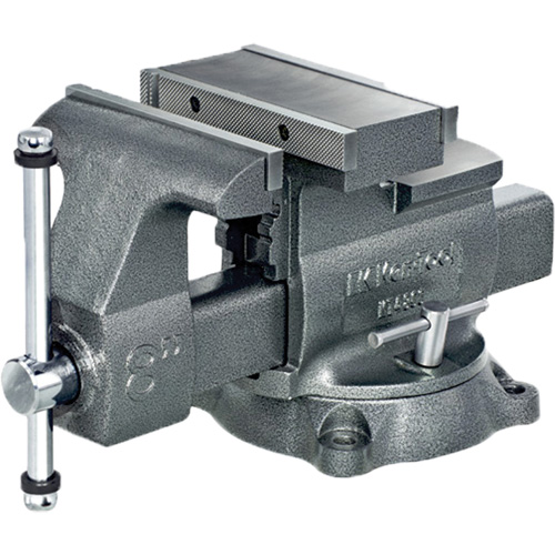 KT4800 Professional Reversible Mechanics Vise, 8" Jaw Width, 4-7/8" Throat Depth, Swivel Base Par Equipment