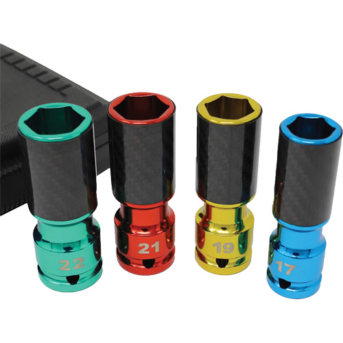 Lug Socket Set with Carbon Fiber Sleeves Par Equipment