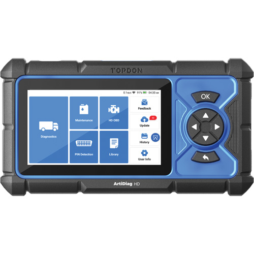 Outil de diagnostic robuste 5" ArtiDiag HD avec fonctions d'entretien Par Equipment