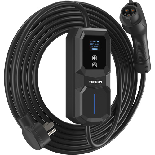 Fiche NEMA 6-50 portable PulseQ AC, 32 A, Niveau 2 CA, Connecteur Type 1 (SAE J1772) Par Equipment