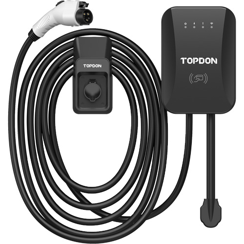 Chargeur r&eacute;sidentiel PulseQ AC pour VE avec mode identification par radiofr&eacute;quence (RFID), 40 A, Niveau 2 CA, Connecteur Type 1 (SAE J1772) Par Equipment