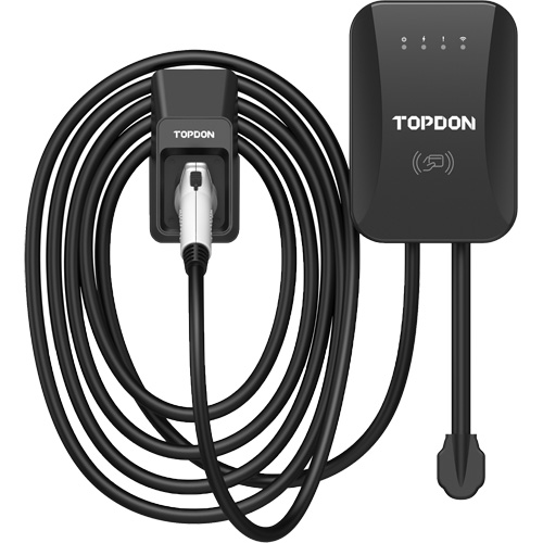 Chargeur r&eacute;sidentiel PulseQ AC pour VE avec mode identification par radiofr&eacute;quence (RFID), 40 A, Niveau 2 CA, Connecteur Type 1 (SAE J1772) Par Equipment