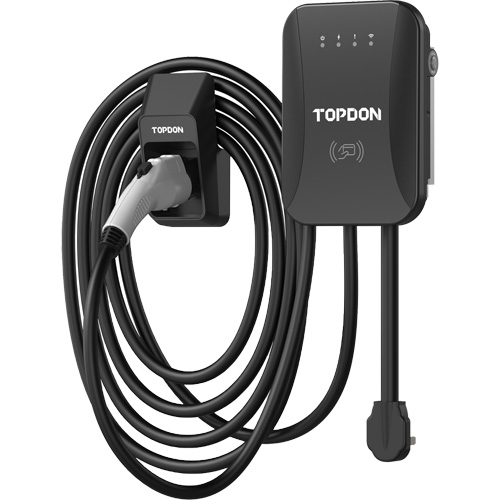 Chargeur r&eacute;sidentiel PulseQ AC pour VE avec mode identification par radiofr&eacute;quence (RFID), 40 A, Niveau 2 CA, Connecteur Type 1 (SAE J1772) Par Equipment