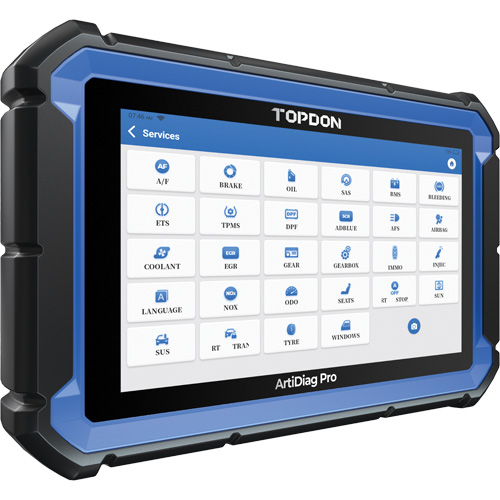 Outil de diagnostic ArtiDiag Pro 7" avec fonctions de service et commandes bidirectionnelles Par Equipment