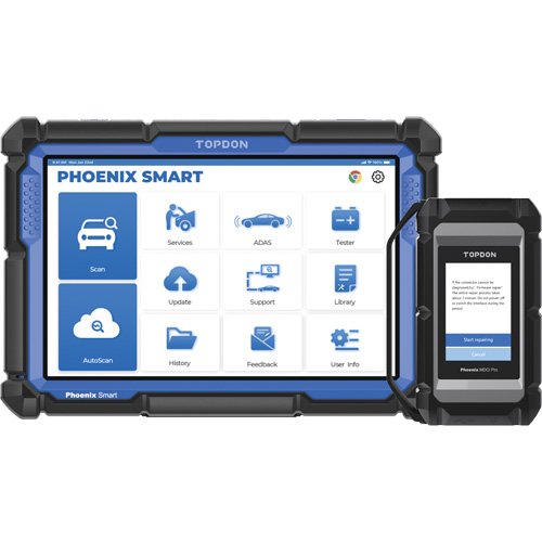 Phoenix Smart 10.1" OE-Level Scan Tool, Cloud-Based Programming & Advanced Protocols Par Equipment