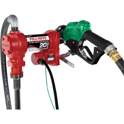 12V Fuel Transfer Pump with Nozzle Par Equipment