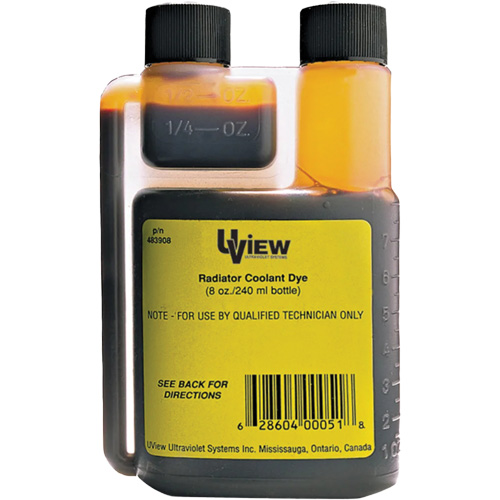 UView Radiator Coolant Dye Par Equipment