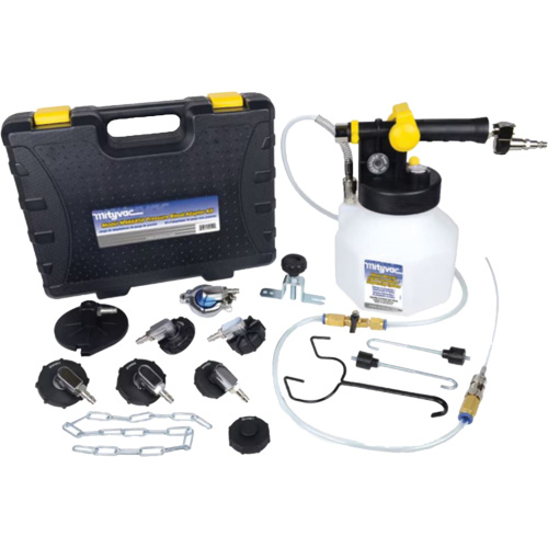 Pressure Brake Bleeder Kit with 7 Adapters Par Equipment