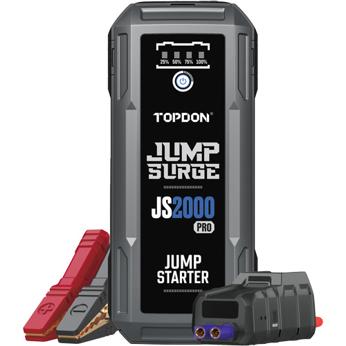 JumpSurge2000Pro 2500 Peak Amp Battery Jump Starter, Power Bank & Flashlight Par Equipment
