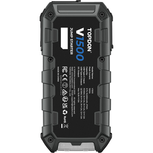 V1500 Jump Starter, Booster, Power Bank & Flashlight Par Equipment