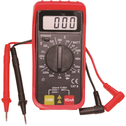 Digital Mini Multimeter with Holster Par Equipment