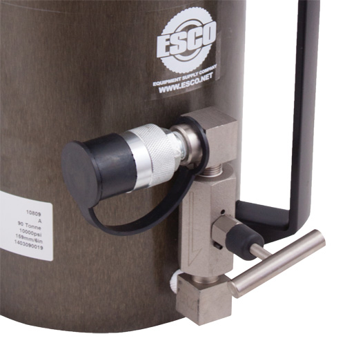 Cric de s&eacute;curit&eacute;, Col verrouillable, Capacit&eacute; de 100 tonnes, 13-37/100" - 19-3/5" h Par Equipment