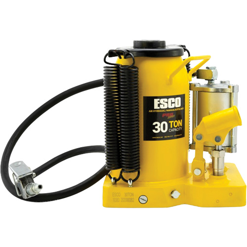 Cric-bouteille de s&eacute;rie Pro, 30 tonnes, Air comprim&eacute;/hydraulique, 20" Hauteur &eacute;lev&eacute;e Par Equipment