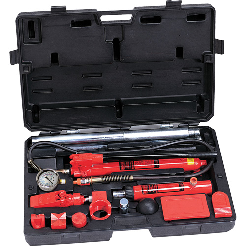 Trousse de r&eacute;paration pour collision et entretien, capacit&eacute; 10 tonnes, avec adaptateurs forg&eacute;s Par Equipment