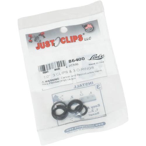 1/2" Clips & O-Rings Set Par Equipment