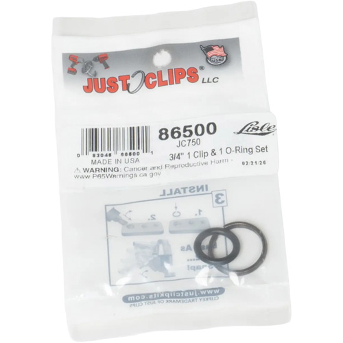 3/4" Clip & O-Ring Set Par Equipment