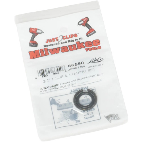 3/4" Clip & O-Ring Set for Milwaukee Par Equipment