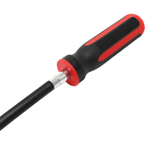 Tournevis flexible extra-long avec adaptateur carr&eacute; 1/4" x hexagonal 1/4" Par Equipment