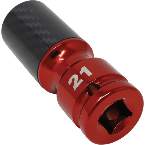 Metric Lug Socket with Carbon Fiber Sleeve Par Equipment