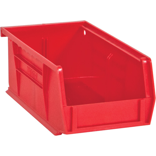Bacs Hook-On Bins, 4" la x 3" H x 7" p, Rouge, Capacit&eacute; 10 lb Par Equipment