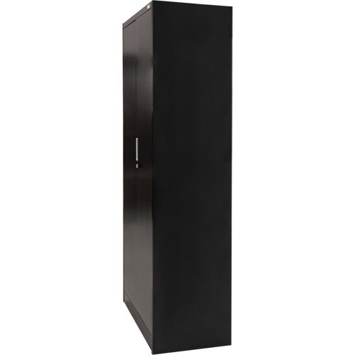 Hi-Boy Storage Cabinet, Steel, 4 Shelves, 72" H x 36" W x 18" D, Black Par Equipment