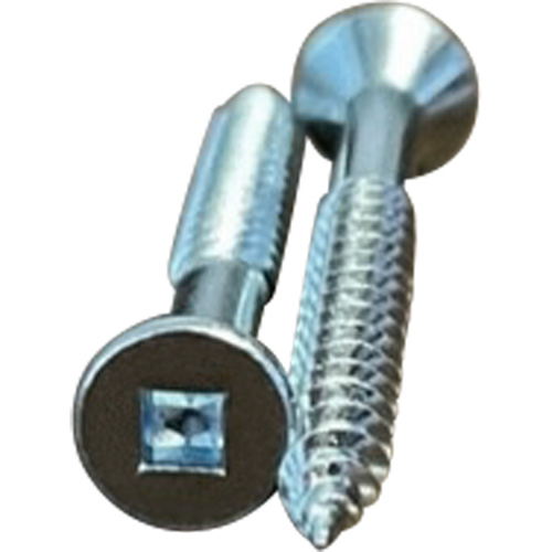 Flat SOC Wood Screws, #10 x 2" L, Zinc Plated Par Equipment