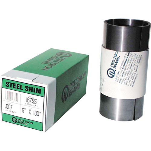 Shim Stock Rolls & Sheets, 0.001" Thickness, Steel Par Equipment