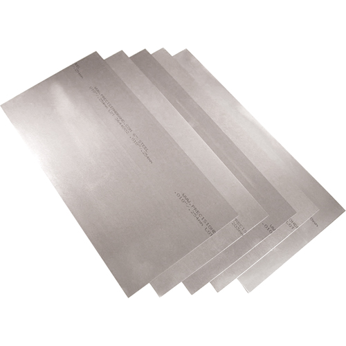 Rouleaux & feuilles de cales minces, &eacute;paisseur de 0,01", Acier Par Equipment