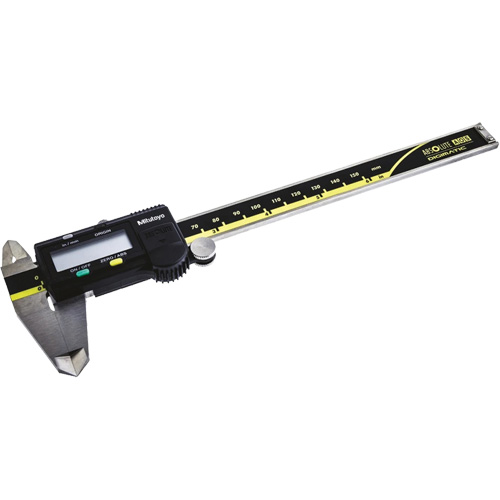 Pieds &agrave; coulisse ABS Digimatic, R&eacute;solution de 0,0005" (0,01 mm), 0" - 6" (0 mm - 152 mm) gamme de mesure Par Equipment