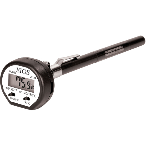 Thermom&egrave;tres &agrave; tige, Contact, Num&eacute;rique, -40,0-302,0°F (-40,0-150,0°C) Par Equipment