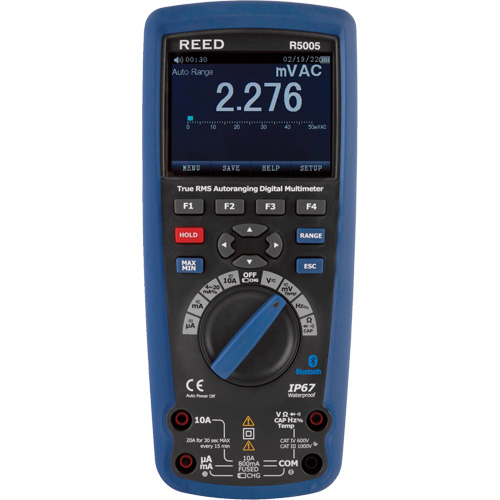 True RMS Industrial Multimeter, AC/DC Voltage, AC/DC Current Par Equipment