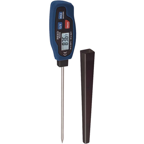 Thermom&egrave;tre &agrave; tige REED R2222, Contact, Num&eacute;rique, -40-482°F (-40-250°C) Par Equipment