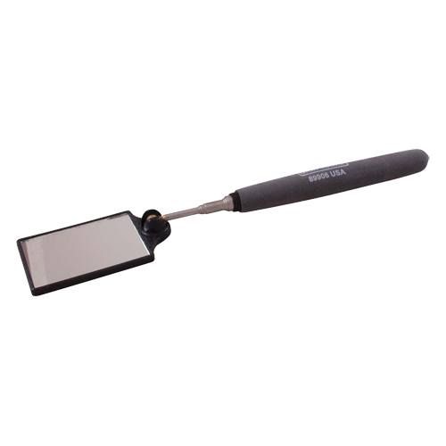 Inspection Mirror, Rectangular, 3-1/2" L x 2-1/2" W, Telescopic Par Equipment